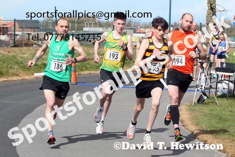 Graded 5k, 2021 Middlesbrough Endeavour Graded 5k, Middlesbrough, Sunday, April 11th. Photo: David T. Hewitson/Sports for All Pics